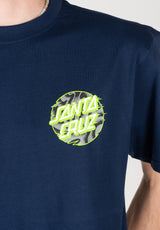 Santa-Cruz Vivid Slick Dot T-Shirt midnightblue – Detailansicht 1
