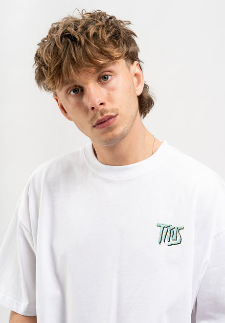 TITUS Celso T-Shirt white – Detailansicht 1