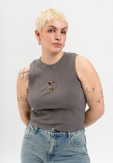 TITUS Libby Top mossfaded – Vorderansicht