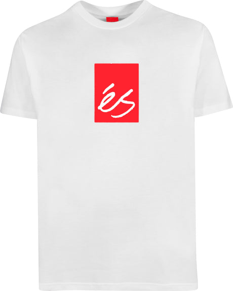 éS Main Block T-Shirt white – Vorderansicht