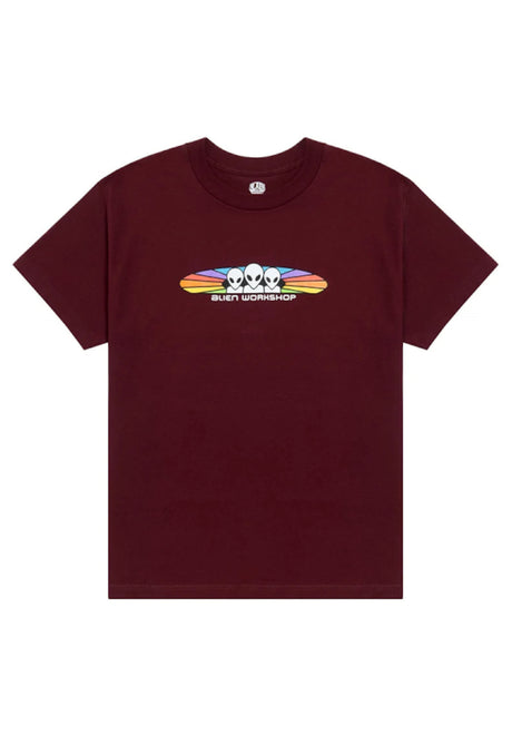 Alien-Workshop Spectrum T-Shirt maroon – Vorderansicht