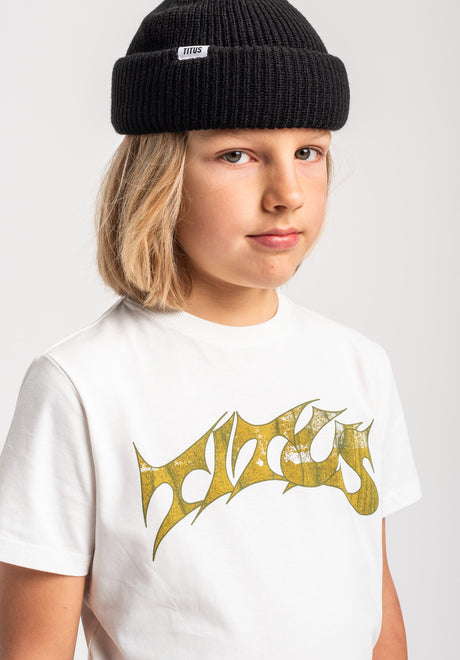 TITUS Classic Logo Kids T-Shirt offwhite – Rückenansicht