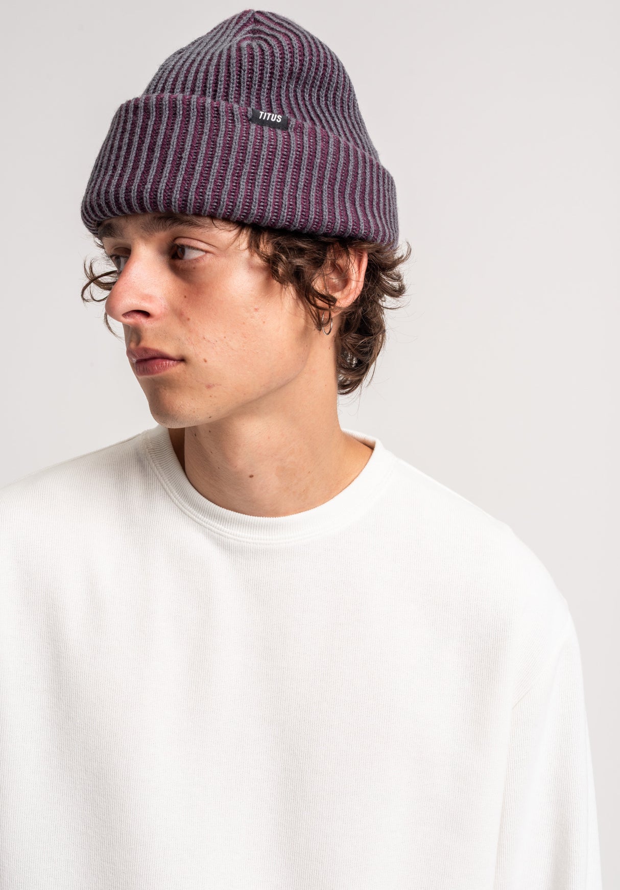 Raw-Longsleeve offwhite Rueckenansicht