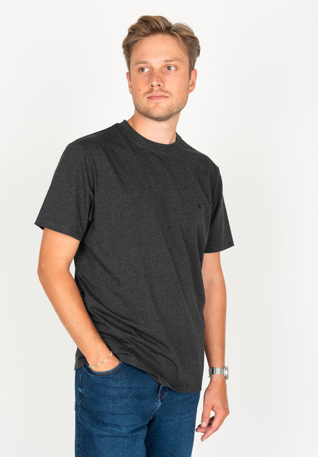 Rules Easy Tee T-Shirt darkgreymottled – Ansicht 1