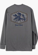 Affiliate UV sunshirt granite-grey Rueckenansicht