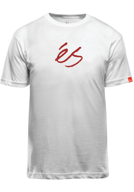 éS Script Mid T-Shirt white – Vorderansicht