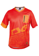 TSG SP3 Jersey T-Shirt red-acid orange – Vorderansicht