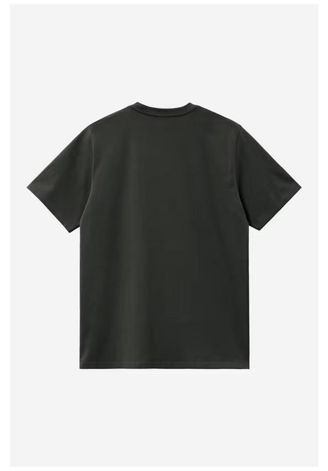 Carhartt WIP American Script T-Shirt raven – Rückenansicht