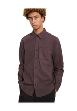 Caden Solid raisin Vorderansicht