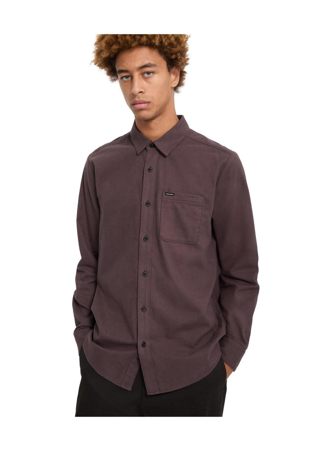 Caden Solid raisin Vorderansicht