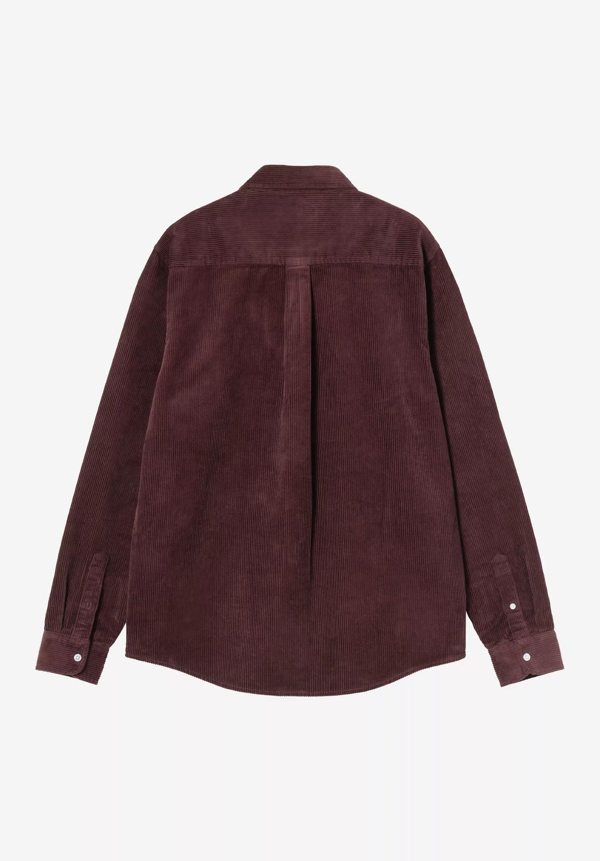 Carhartt WIP Madison Cord Shirt Hemd-Langarm amarone – Rückenansicht