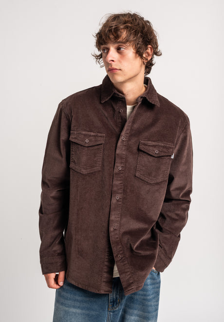 Roman Cord darkbrown-cord Vorderansicht
