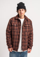 TITUS Thage Übergangsjacke darkbrown checked – Ansicht 1
