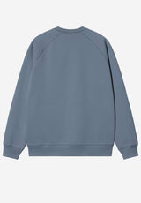 Carhartt WIP Chase Sweatshirt icesheet-gold – Rückenansicht