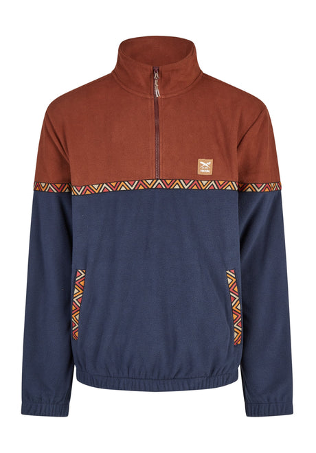 iriedaily Monte Noe Troyer Sweatshirt darkrum – Vorderansicht