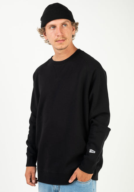 TITUS Script Crewneck Sweatshirt black – Ansicht 1