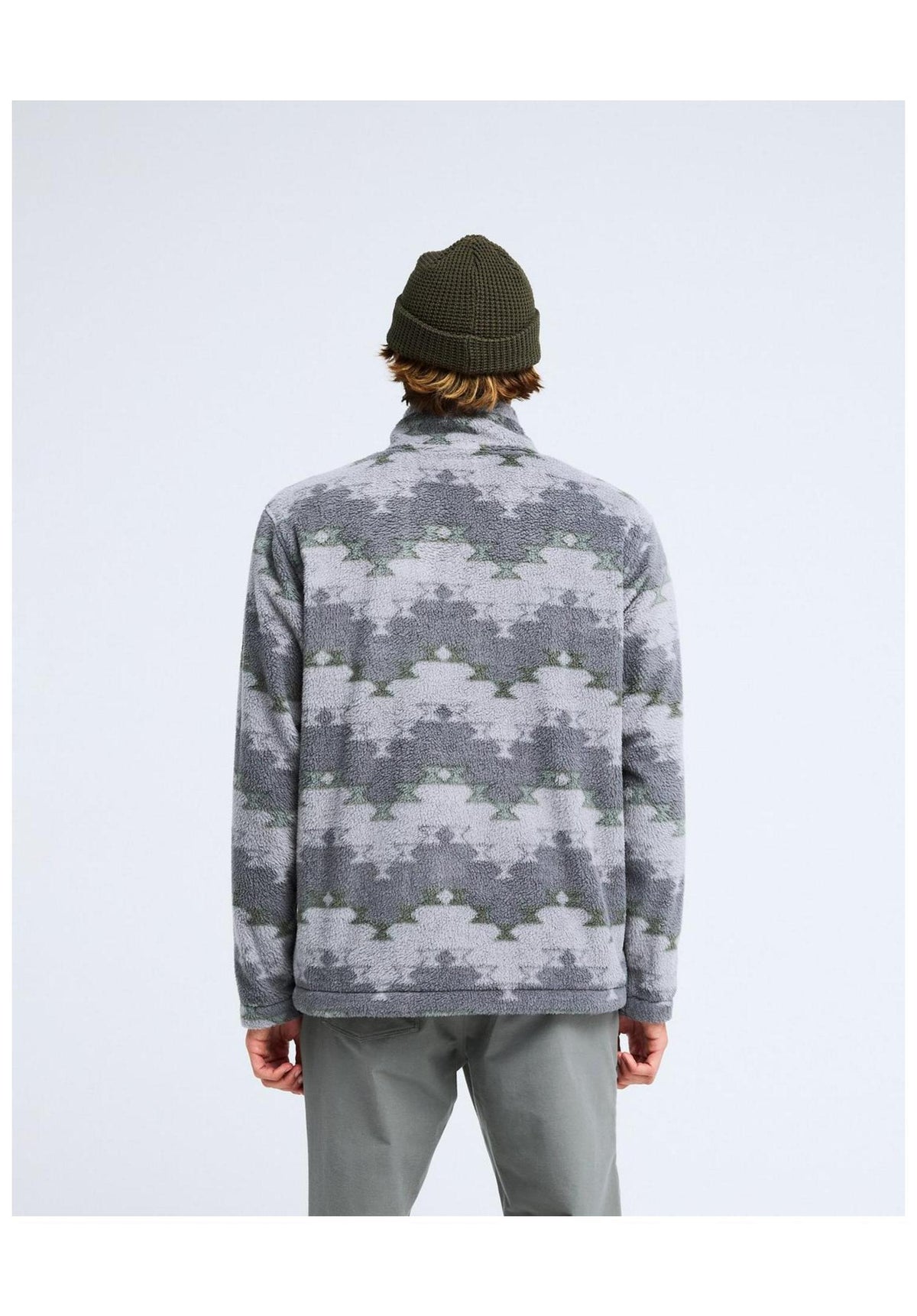 Billabong Boundary Mock Neck Sweatshirt pewter – Rückenansicht