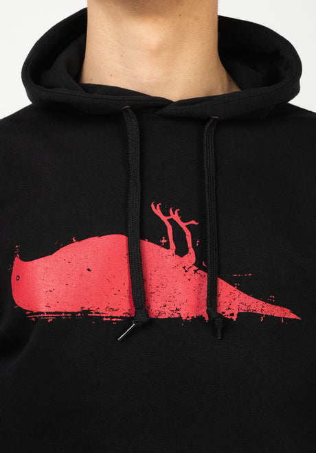 Atticus Bird Hoodie black – Ansicht 2