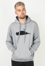 Atticus Bird Hoodie heathergrey – Ansicht 1