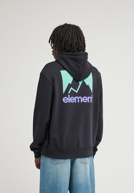 Element Joint Hoodie flintblack – Vorderansicht