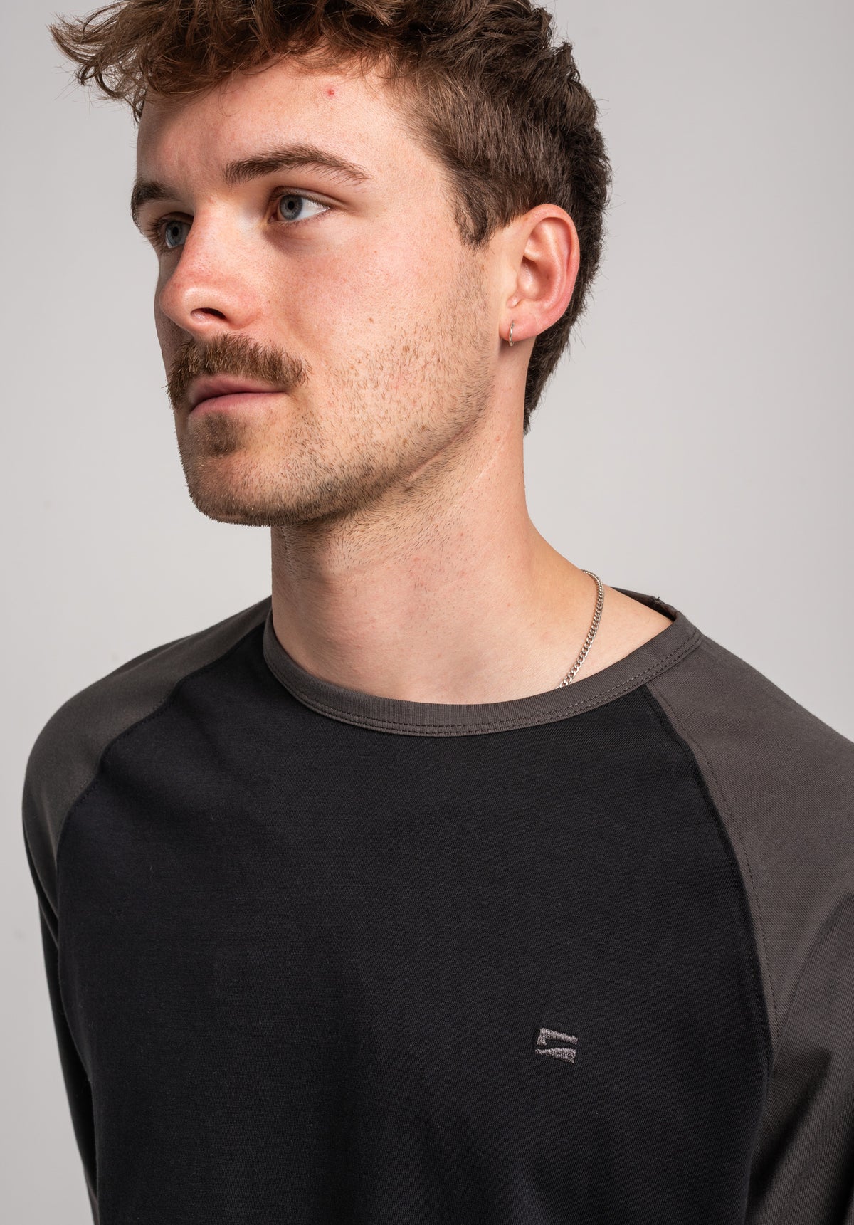 Rules Auris Longsleeve black-leadgrey – Detailansicht 1