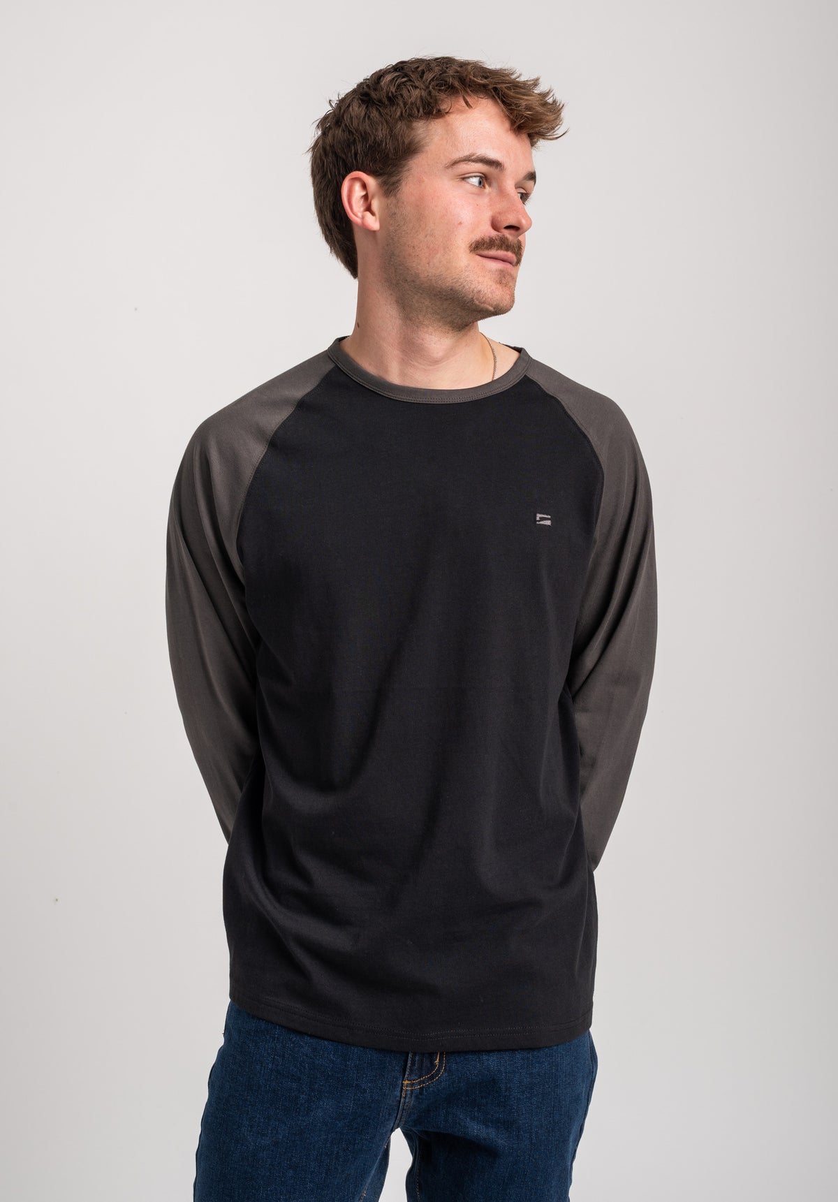 Rules Auris Longsleeve black-leadgrey – Rückenansicht