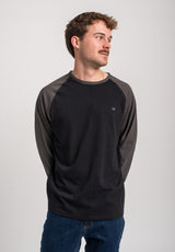 Rules Auris Longsleeve black-leadgrey – Rückenansicht