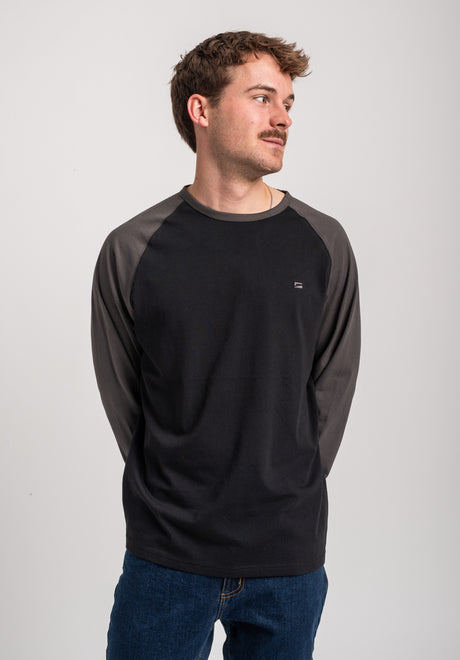Rules Auris Longsleeve black-leadgrey – Rückenansicht