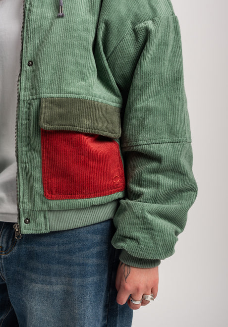 TITUS Meja Winterjacke petrol – Detailansicht 2