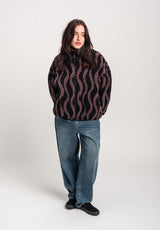 TITUS Nieva Übergangsjacke black-striped – Seitenansicht