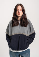 TITUS Jalma Übergangsjacke greyblue-navy – Rückenansicht