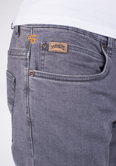 TITUS Taper Fit Jeans stonegrey – Detailansicht 2