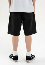 Boogy-Shorts-Kids blackdenim Rueckenansicht