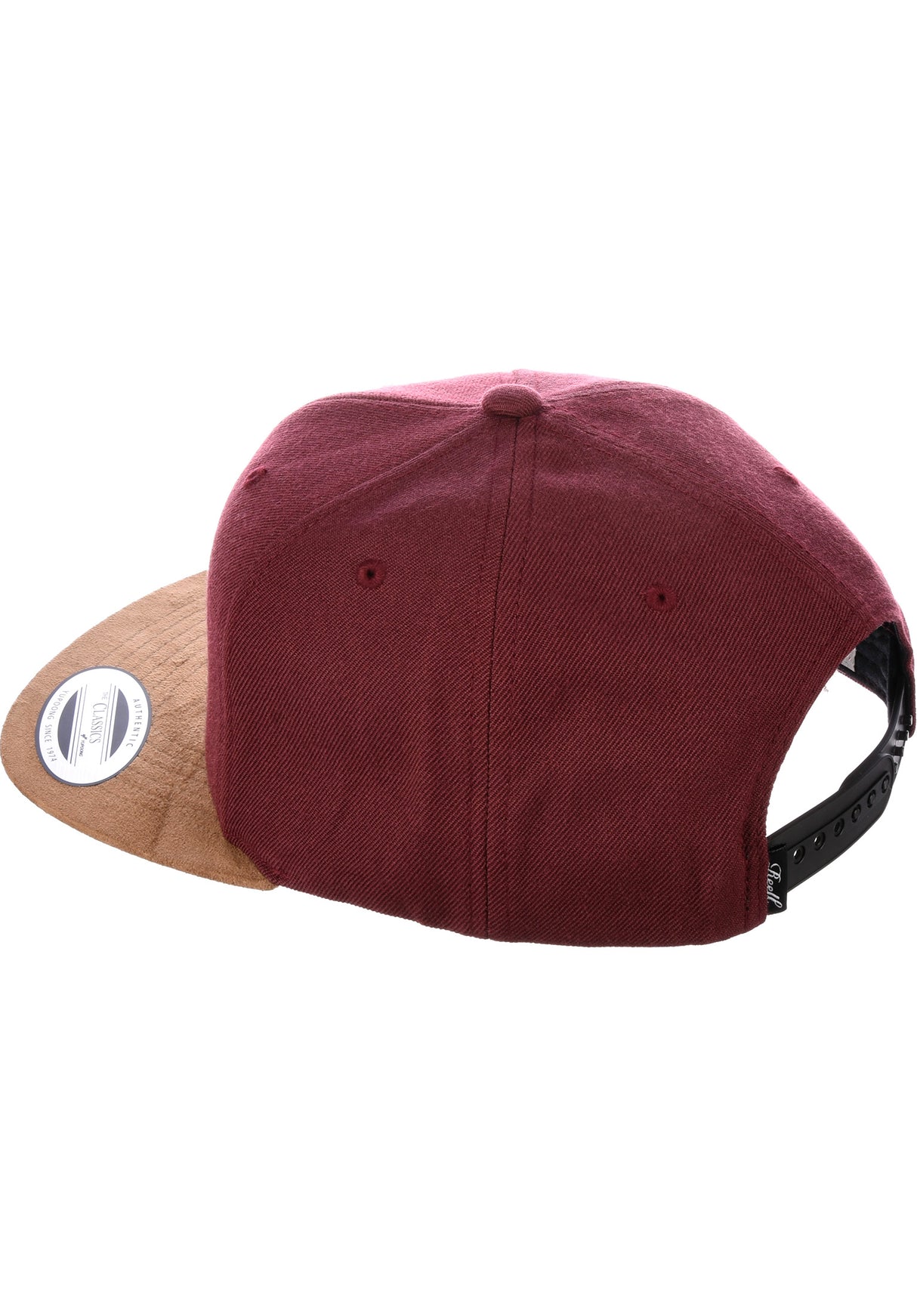 Reell Suede Cap Cap maroon – Rückenansicht
