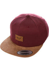 Reell Suede Cap Cap maroon – Vorderansicht