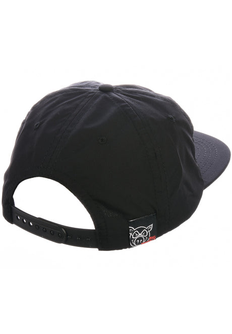 Pig Head Unstructured Cap black – Detailansicht 1