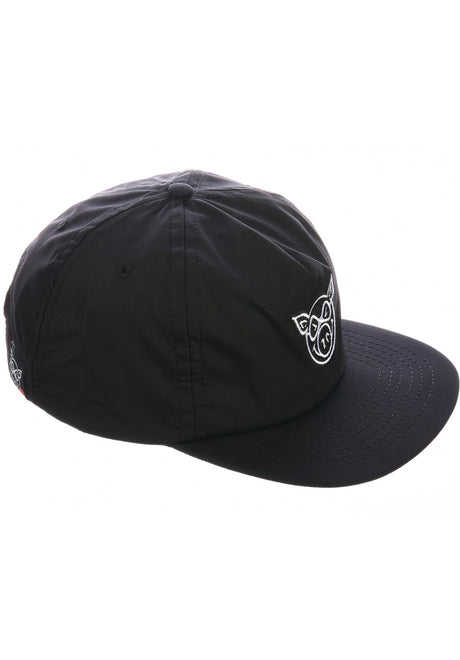 Pig Head Unstructured Cap black – Detailansicht 2