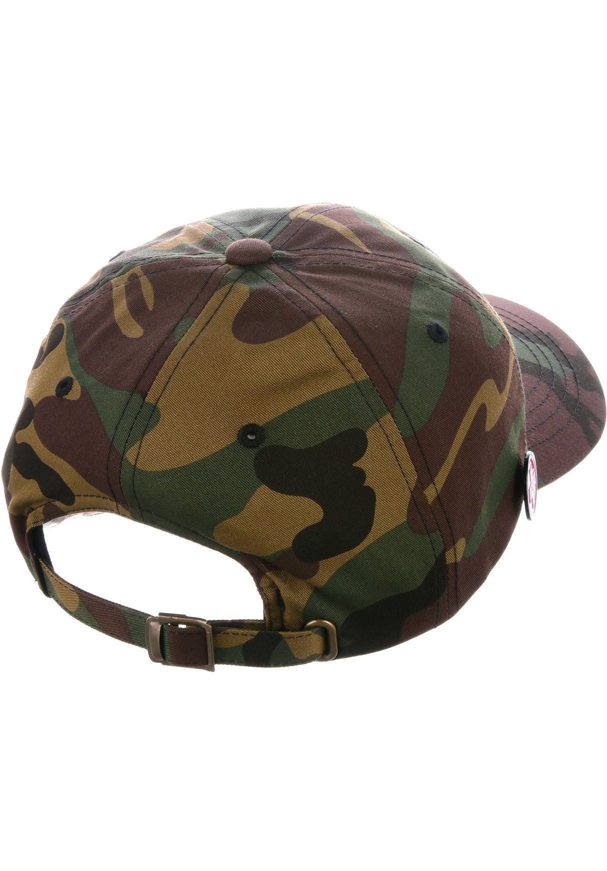 Dad Camp Cap Circle Pin camouflage Closeup1