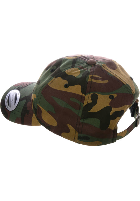 Dad Camp Cap Circle Pin camouflage Rueckenansicht