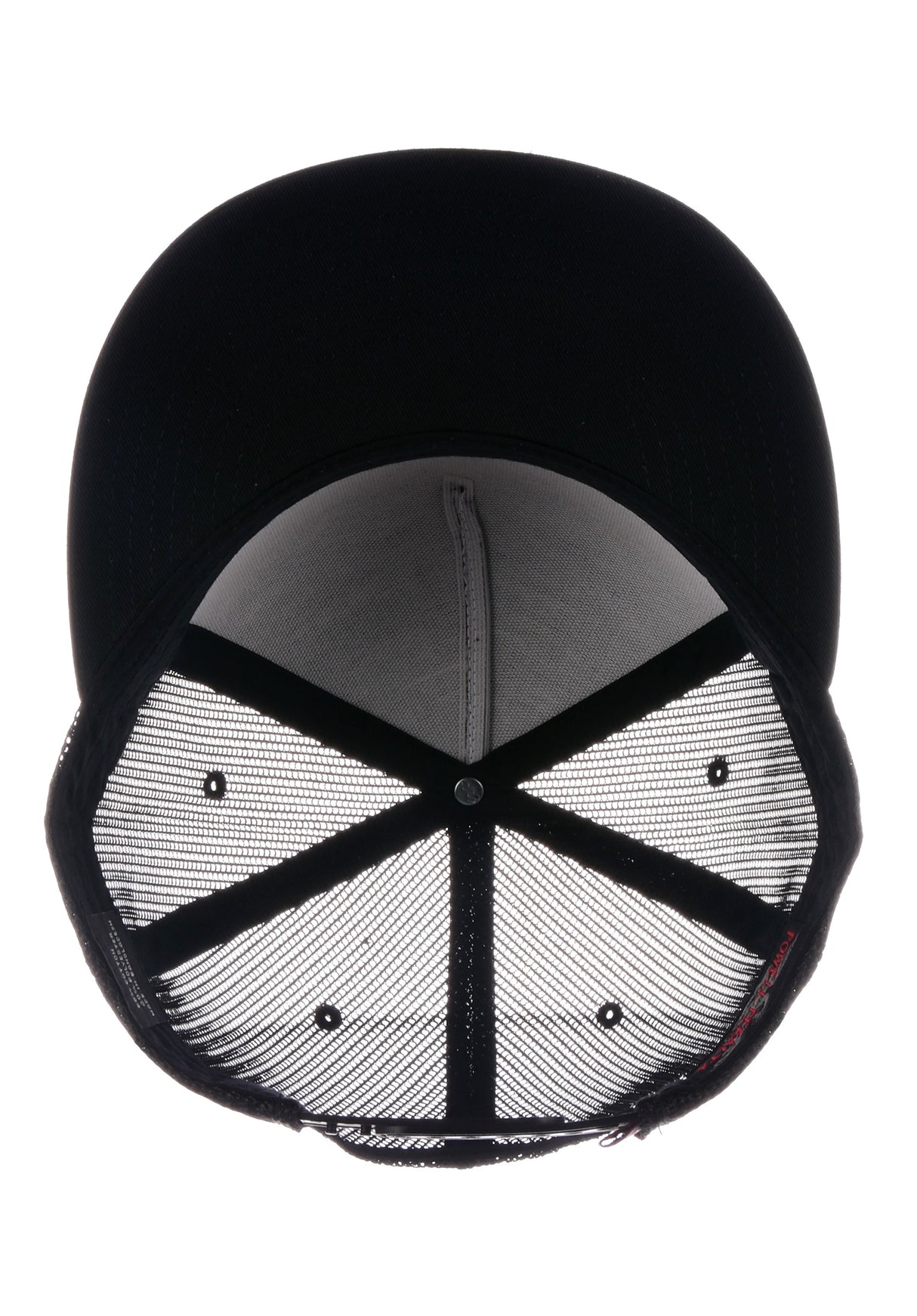 Winged Ripper Trucker Snapback black Oberansicht