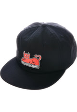 Toy-Machine Devil Cat Unstructured Cap black – Vorderansicht