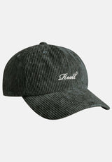 Reell Single Script Cap Cap graphiteblue-cord – Vorderansicht