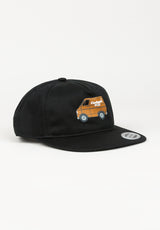 Carhartt WIP Mystery Machine Cap black – Vorderansicht