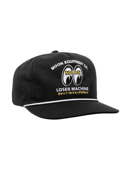 Loser-Machine x Mooneyes Gearhead Cap black – Vorderansicht