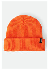 Brixton Heist Chunky Mütze bright-orange – Vorderansicht