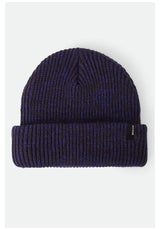 Brixton Heist Chunky Mütze marlednavy-caramel – Vorderansicht