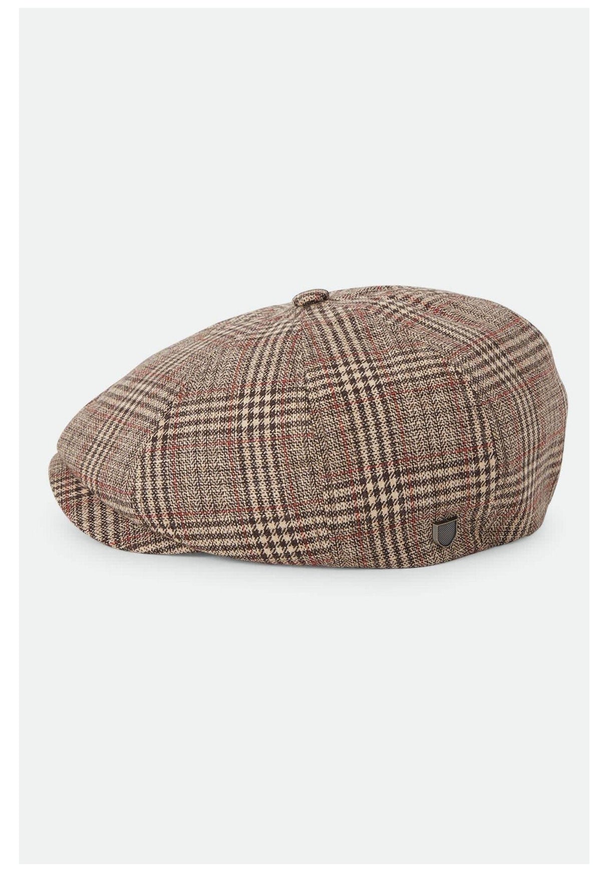 Brixton Brood Hut brown-tan-redplaid – Rückenansicht