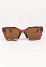 Anna burgundy-brown Rueckenansicht