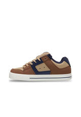 DC Shoes Pure Schuhe Jungs brown-navy-tan – Seitenansicht