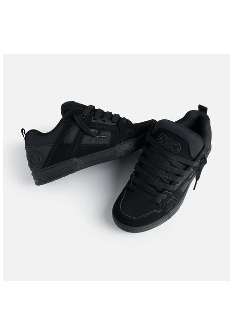 DVS Comanche Schuhe Jungs black-black-black-nubuck – Rückenansicht